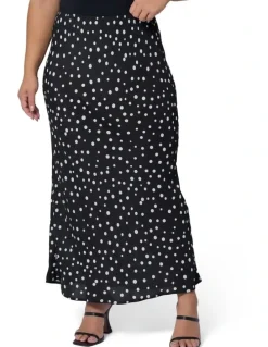 Something 4 Olivia Emily Printed Midi Skirt