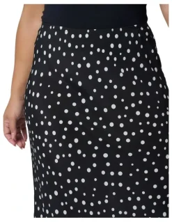 Something 4 Olivia Emily Printed Midi Skirt