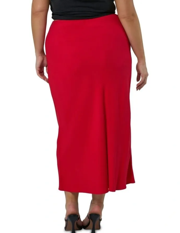 Something 4 Olivia Lucia Midi Skirt in Red