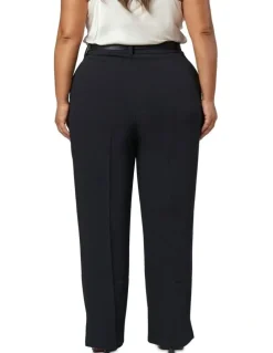 Something 4 Olivia Maxie Straight Leg Pants in Black