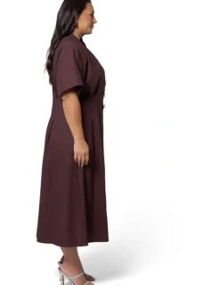 Something 4 Olivia Blair Linen Midi Dress