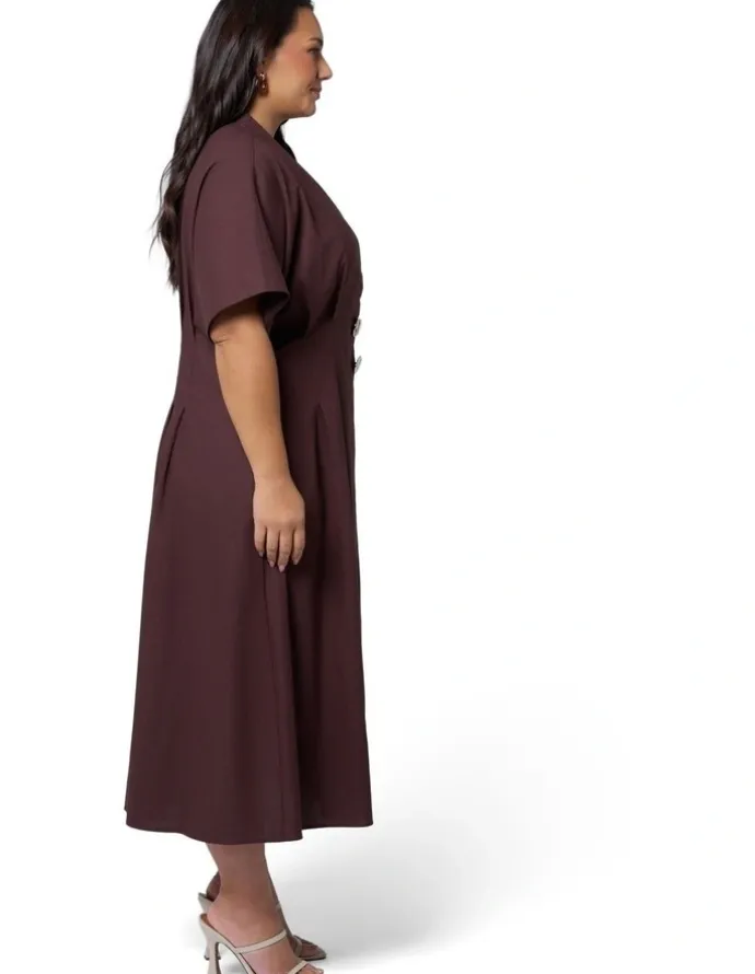 Something 4 Olivia Blair Linen Midi Dress