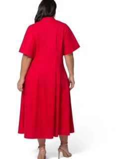 Something 4 Olivia Blair Linen Midi Dress