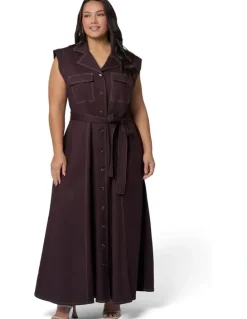 Something 4 Olivia Cleo Midi Shirt Dress