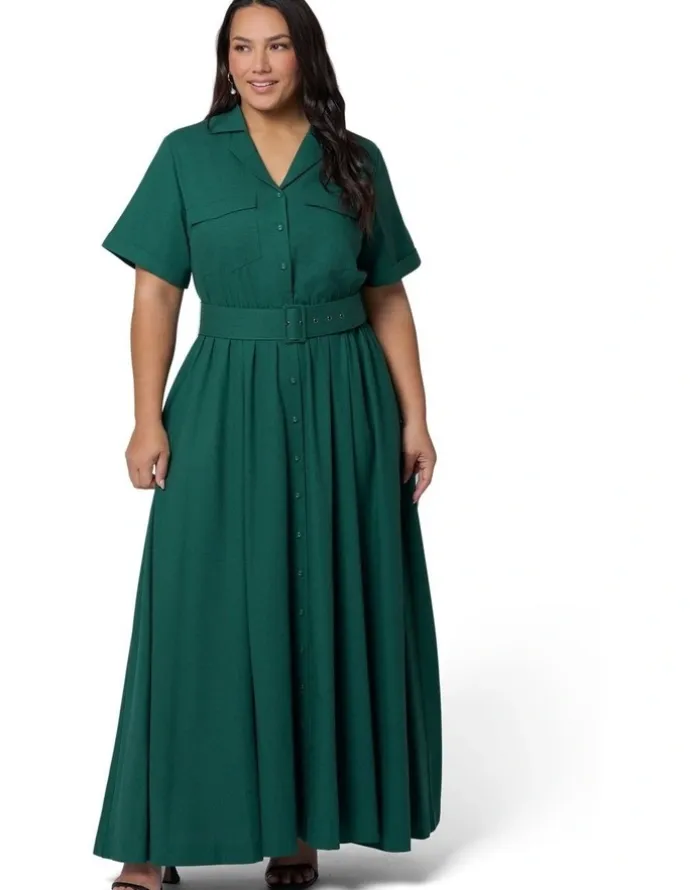 Something 4 Olivia Gabrielle Linen Maxi Dress