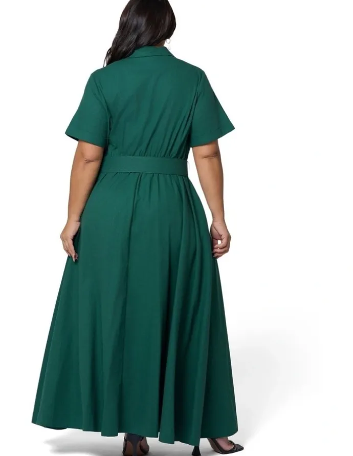 Something 4 Olivia Gabrielle Linen Maxi Dress