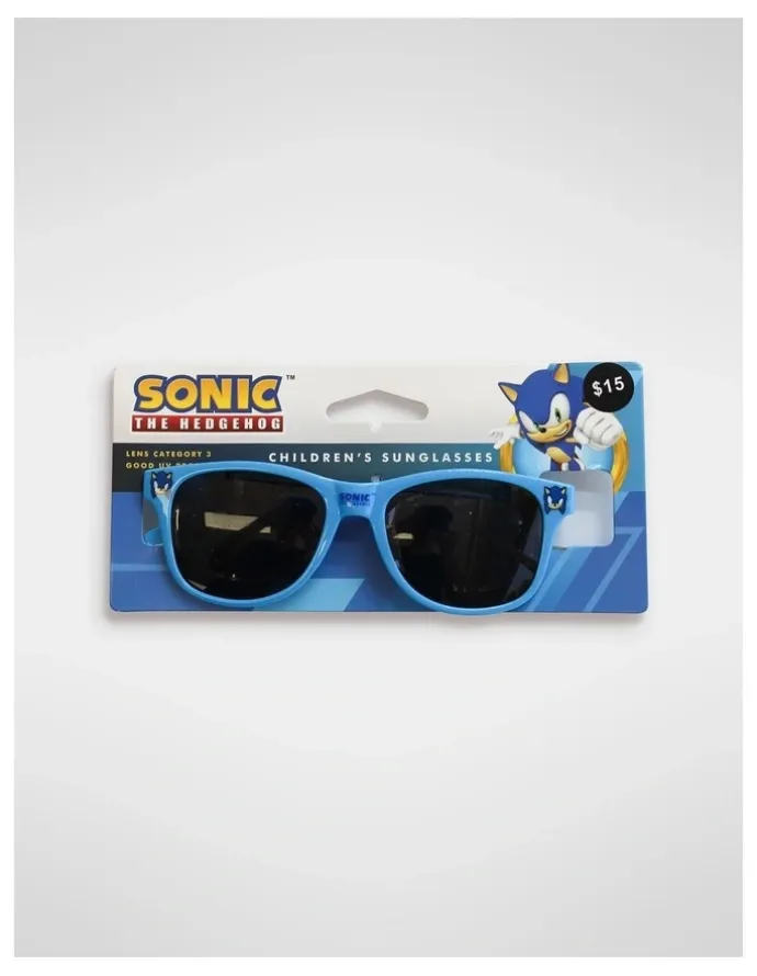 Sonic Shaped Sunglasses in Blue