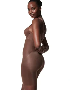 Spanx Shape™ Invisible High-waisted Mid-thigh Short in Brown