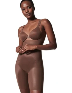Spanx Shape™ Invisible High-waisted Mid-thigh Short in Brown