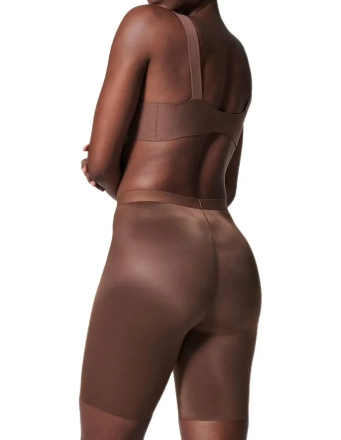 Spanx Shape™ Invisible Mid-thigh Short in Brown