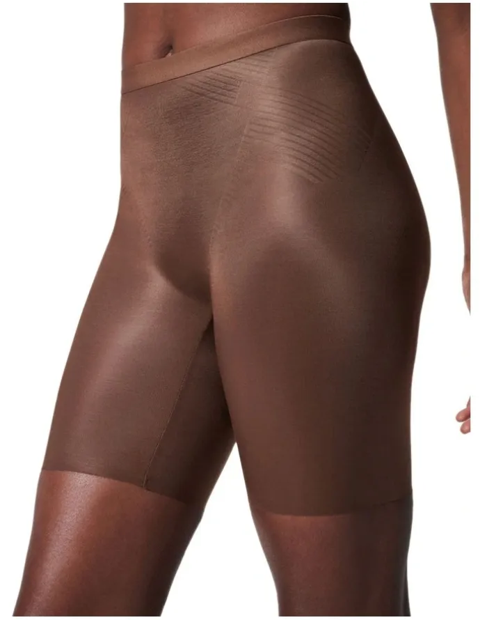 Spanx Shape™ Invisible Mid-thigh Short in Brown