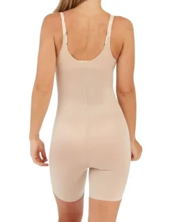 Spanx Shape Invisible Open-Bust Mid-Thigh Bodysuit