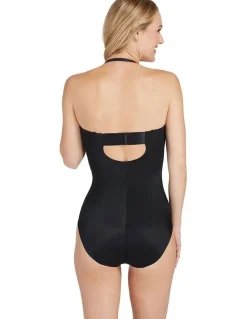 Spanx Shape Suit Your Fancy Strapless Cupped Brief Bodysuit in Black