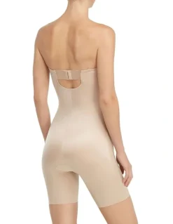 Spanx ShapeSuit Your Fancy Strapless Cupped Mid-Thigh Bodysuit