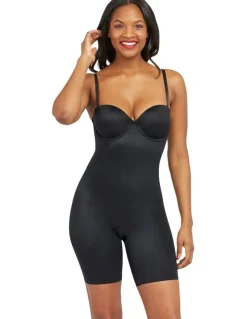 Spanx ShapeSuit Your Fancy Strapless Cupped Mid-Thigh Bodysuit