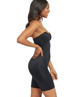 Spanx ShapeSuit Your Fancy Strapless Cupped Mid-Thigh Bodysuit