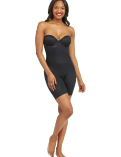 Spanx ShapeSuit Your Fancy Strapless Cupped Mid-Thigh Bodysuit