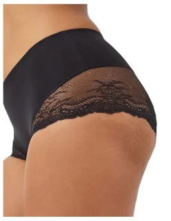 Spanx Super Smooth Undie-tectable Lace Hi-Hipster in Black