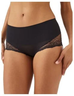 Spanx Super Smooth Undie-tectable Lace Hi-Hipster in Black