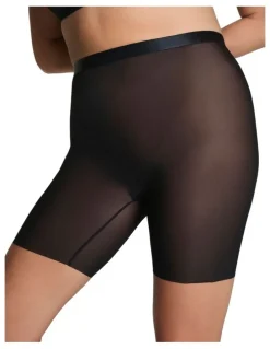Spanx Supersmooth Sheer Sense Mid Thigh Short in Black