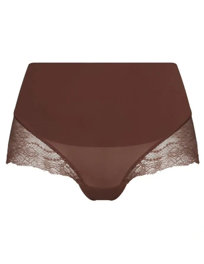 Spanx Supersmooth Undie-tectable Lace Hi-Hipster in Espresso