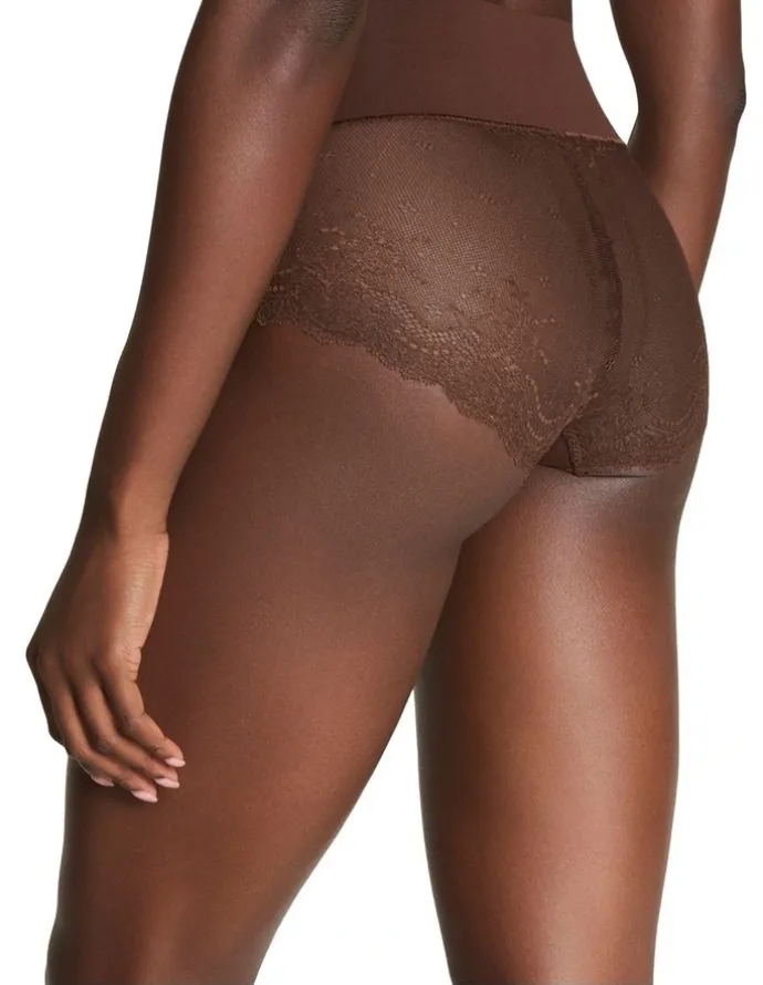 Spanx Supersmooth Undie-tectable Lace Hi-Hipster in Espresso