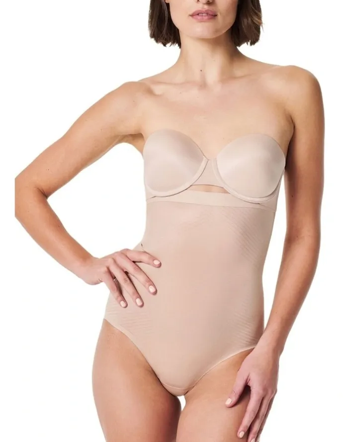 Spanx Thinstincts 2.0-High-Waisted Brief in Beige