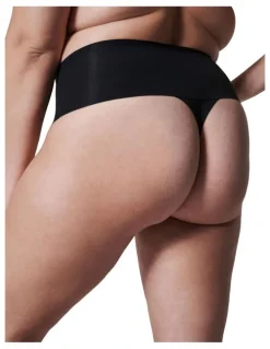Spanx Undietectable Thong in Very Black