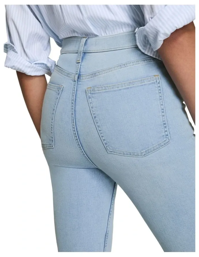 Spanx Sculpt Redefine Flare Jeans in Blue