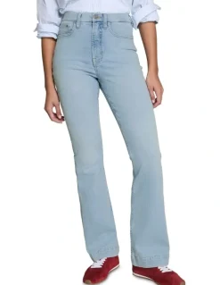 Spanx Sculpt Redefine Flare Jeans in Blue