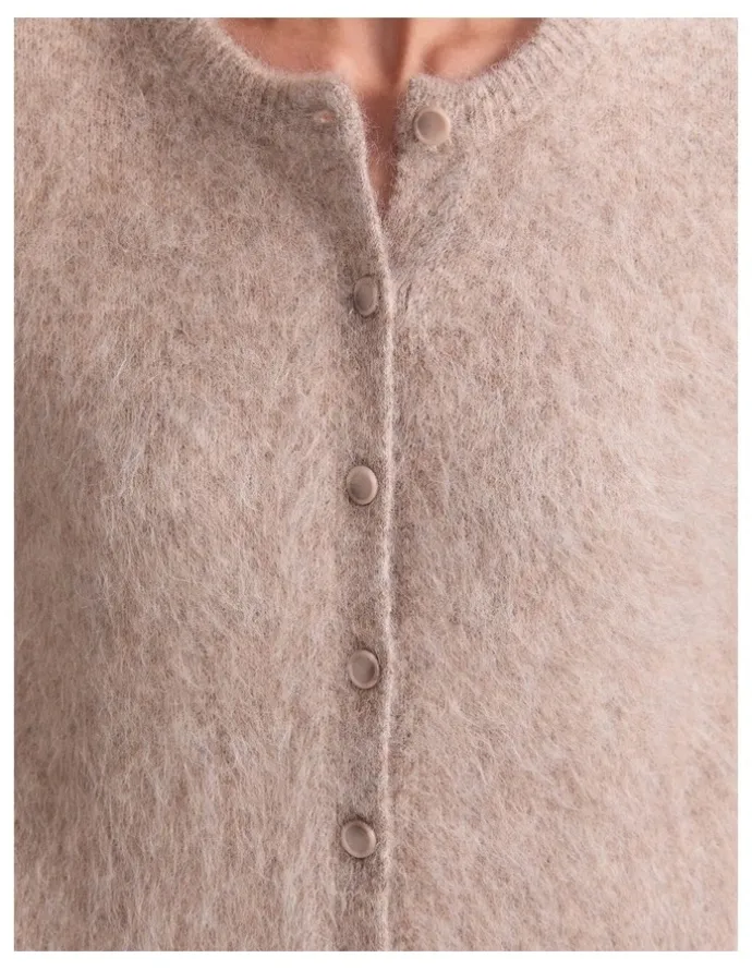 Sportscraft Alpaca Blend Cropped Cardigan