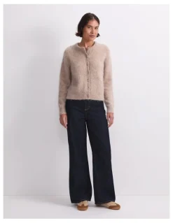 Sportscraft Alpaca Blend Cropped Cardigan