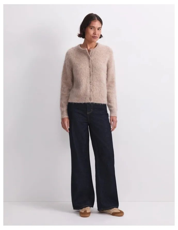 Sportscraft Alpaca Blend Cropped Cardigan