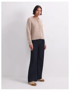 Sportscraft Alpaca Blend Cropped Cardigan