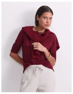 Sportscraft Cecile Linen Top