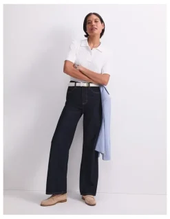 Sportscraft Chiffon Cotton Cable Polo