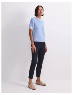 Sportscraft Cotton Crew Neck Knit
