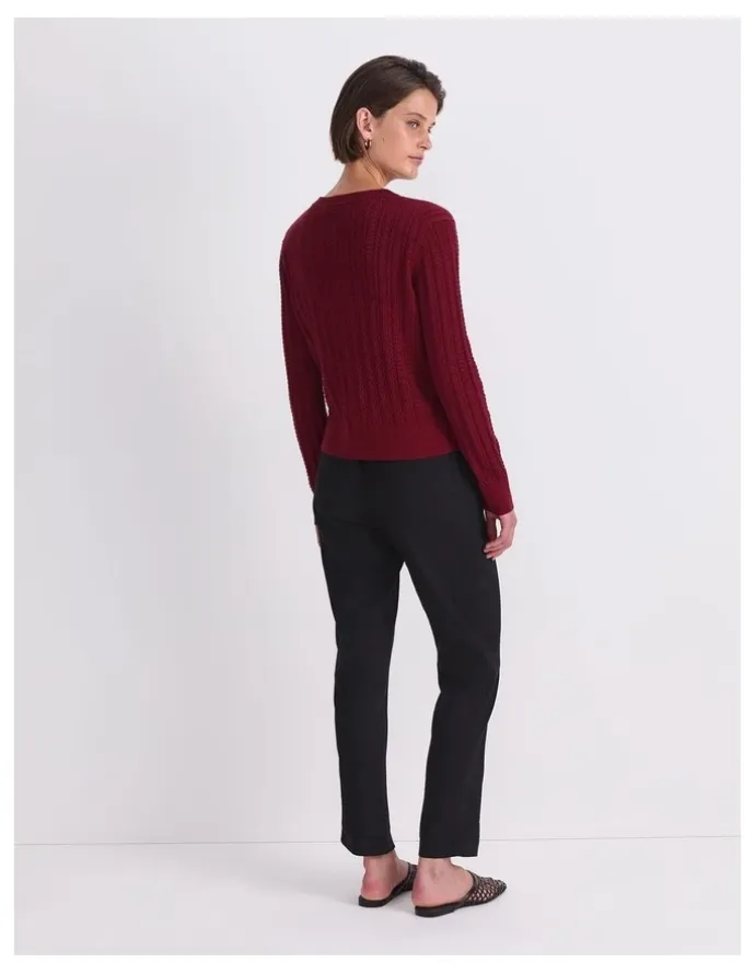 Sportscraft Elka Cable Pointelle Cardigan