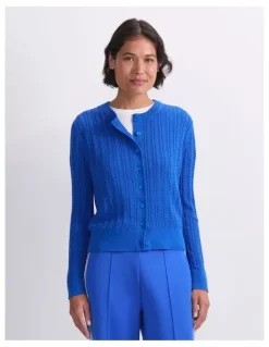 Sportscraft Elka Cable Pointelle Cardigan