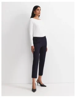 Sportscraft Evie Capri Pant in Navy