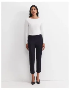 Sportscraft Evie Capri Pant in Navy