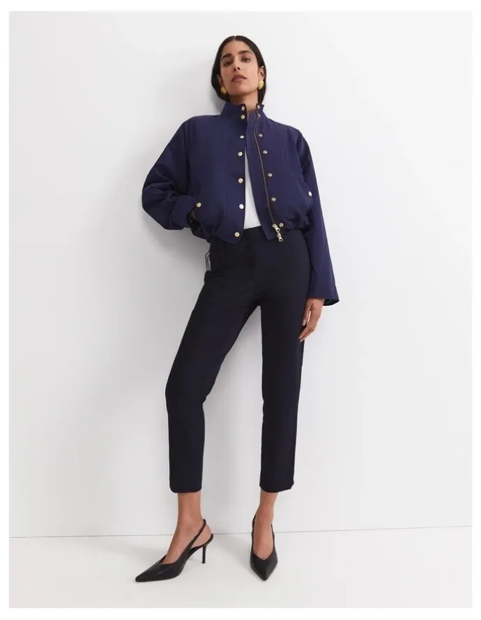 Sportscraft Evie Capri Pant in Navy