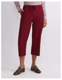 Sportscraft Rosa Crop Linen Pant