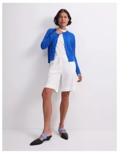 Sportscraft Rosa Linen Short in White