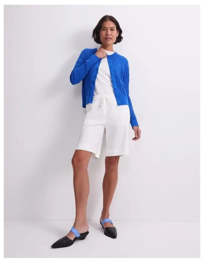 Sportscraft Rosa Linen Short in White