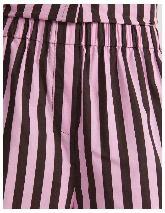 Sportscraft Tara Stripe Cotton Short in Pink