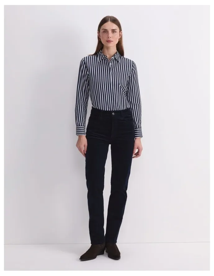 Sportscraft Cleo Straight Cord Jean in Navy