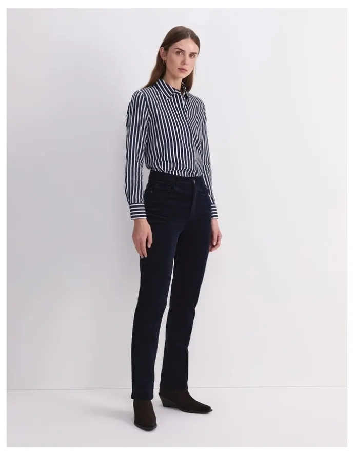 Sportscraft Cleo Straight Cord Jean in Navy