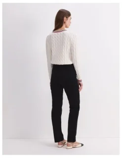 Sportscraft Cleo Straight Cord Jean in Black