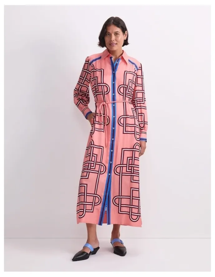 Sportscraft Rhodes Long Sleeve Shirt Dress